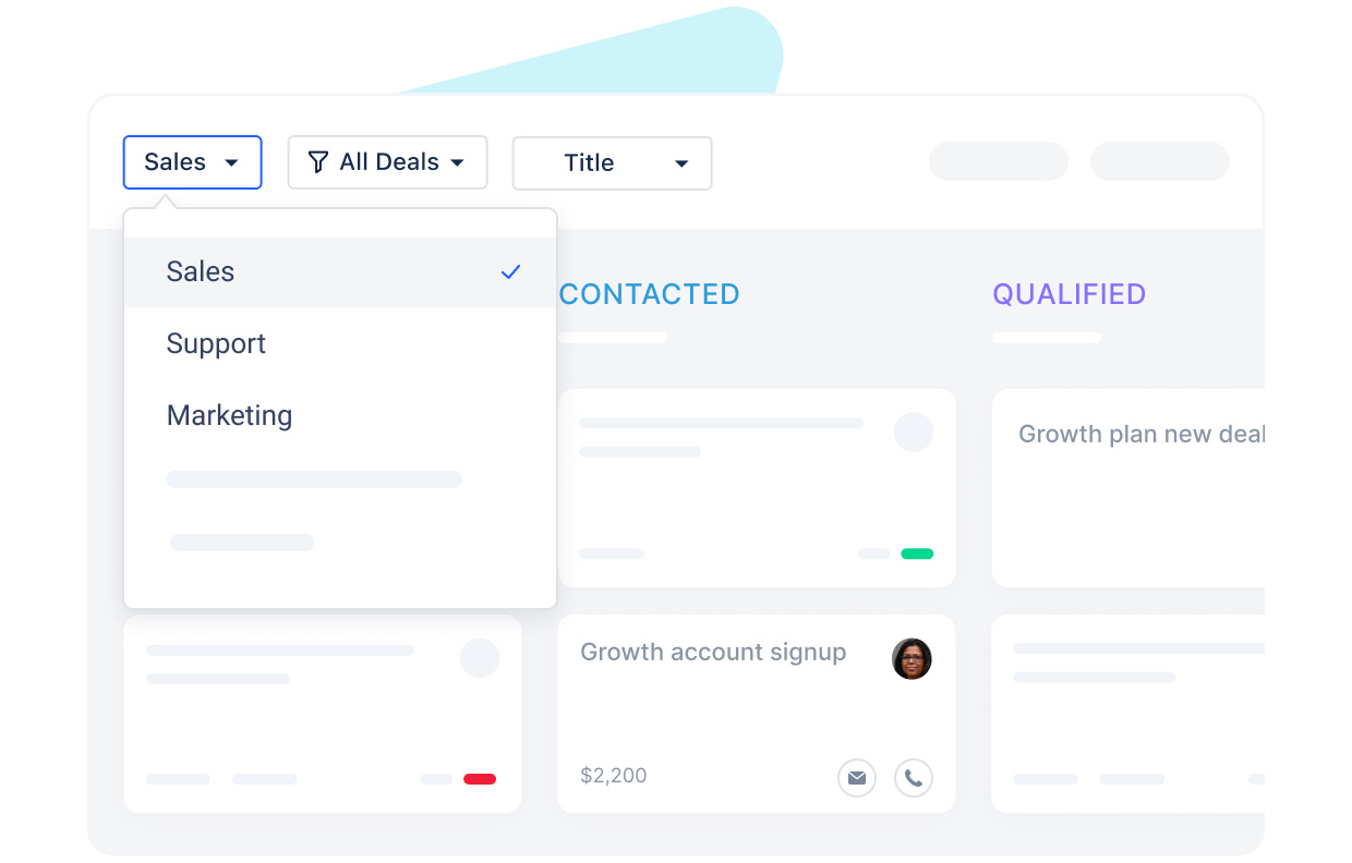 Create and customize multiple sales pipelines flawlessly