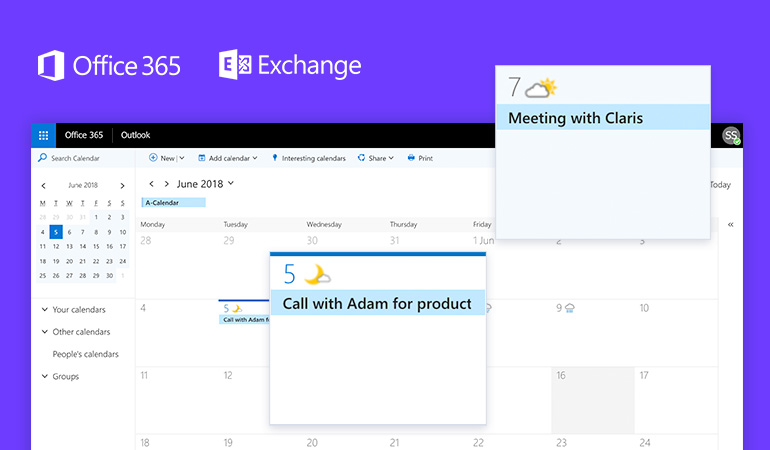 Microsoft Calendar Integration