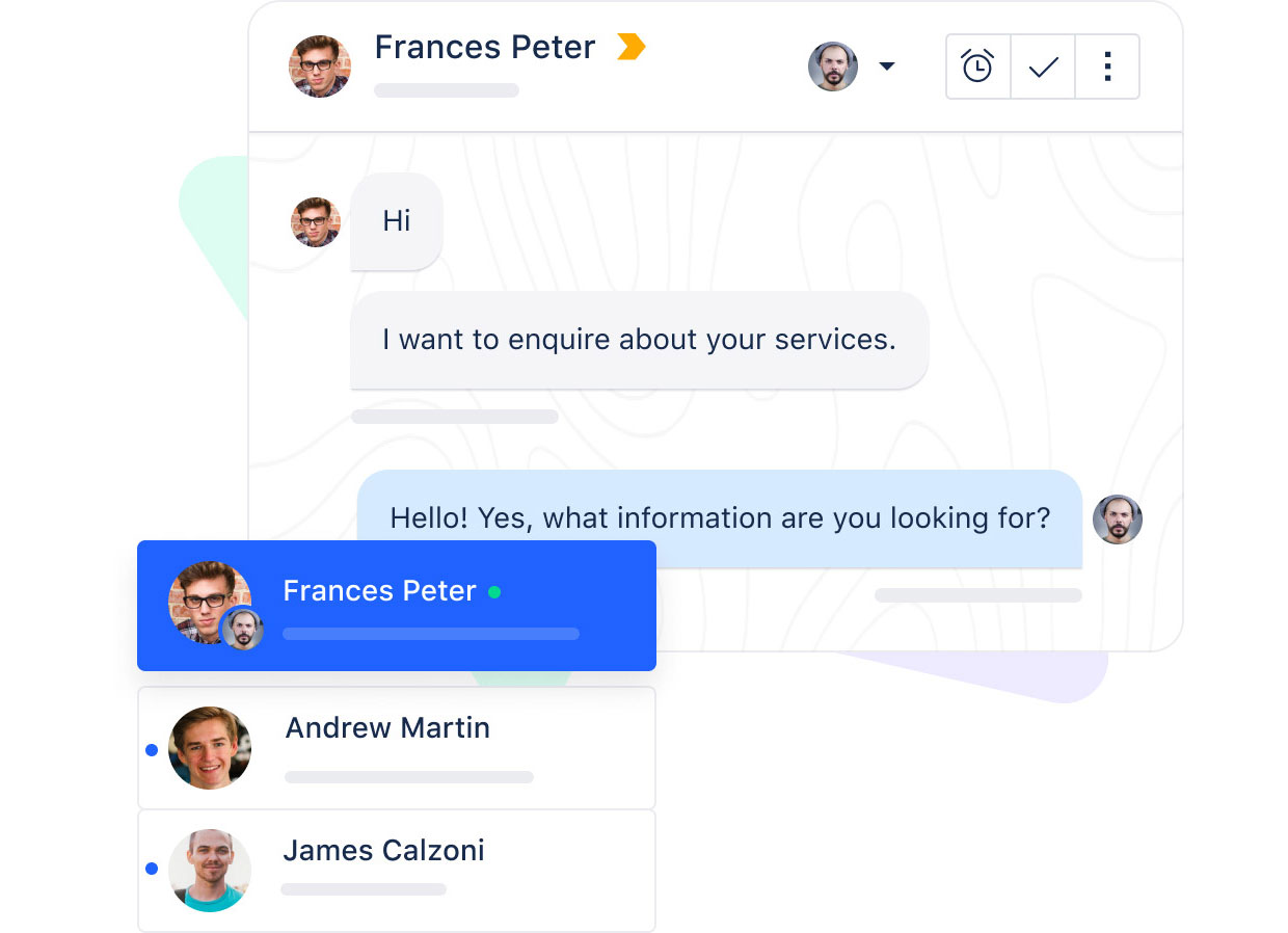 Connect with your visitors in real time