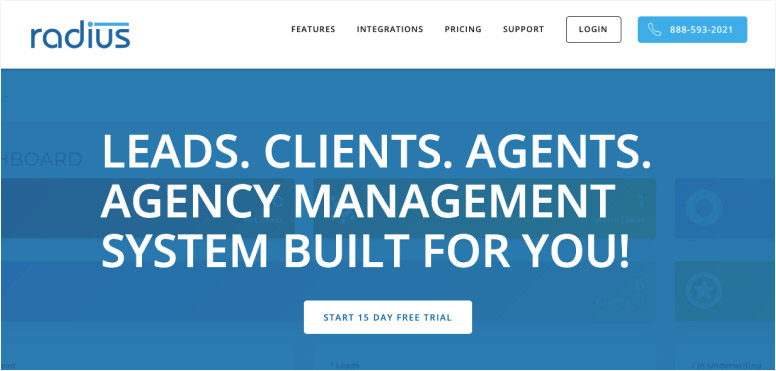 Radiusbob - one of the best crm for insurance agents