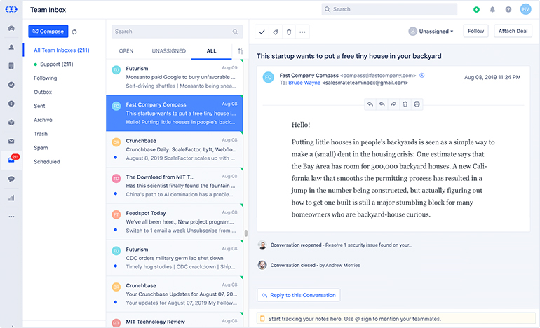 Seamless group email management