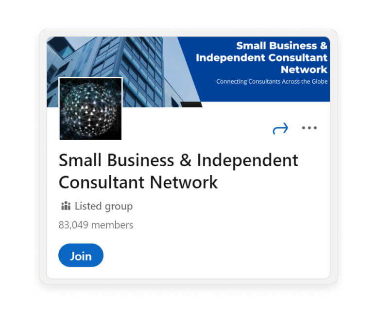 Small Business & Independent Consultant Network
