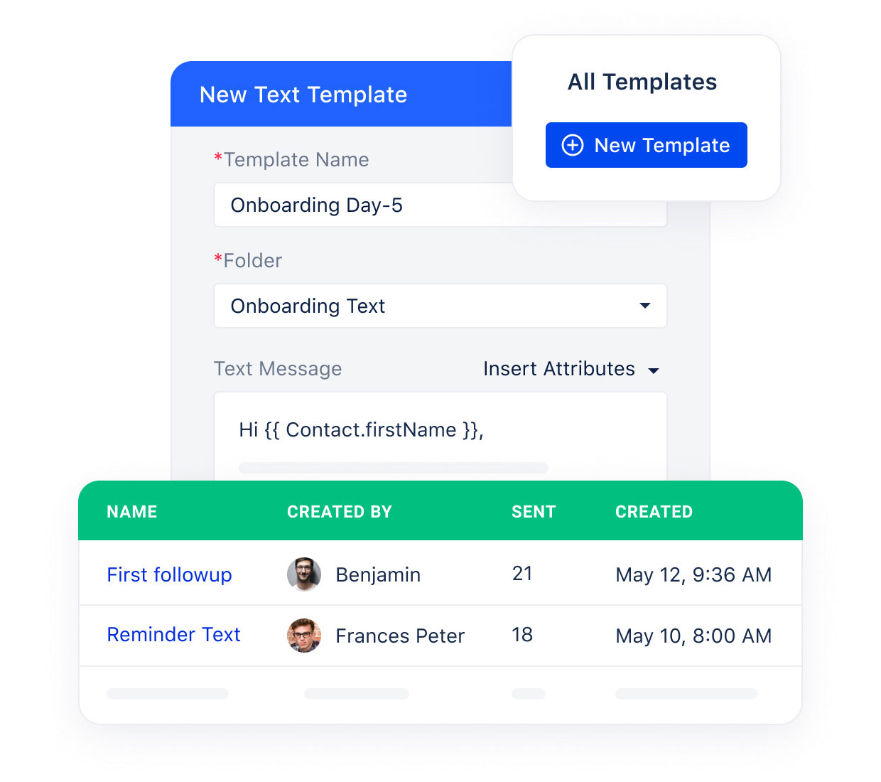 Work smart with pre-crafted templates